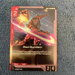 Red Gundam Gundam Card Game . Steel RequiemRare • GD03-039 - Image 1