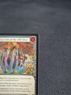 Flesh and Blood FAB Ley Line of the Old Ones Rainbow Foil Card MPG013 TCG F&B - Image 5