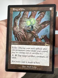 MTG - Ring of Gix - Urza's Legacy - NM - $1 Shipping - Image 1