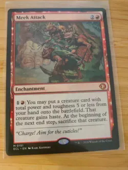 MTG Meek Attack 0151 Lorwyn Eclipsed M/NM Free UK P&P - Image 1