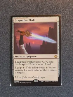 MTG Dragonfire Blade - Tarkir: Dragonstorm - TDM - Near Mint+ - Image 1