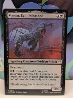 MTG Magic The Gathering Venom, Evil Unleashed 071 FOIL SPM Spider-Man - NM - Image 1