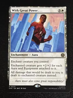 MTG Universes Beyond: Spider-man With Great Power... 0024 NM Rare - Image 1