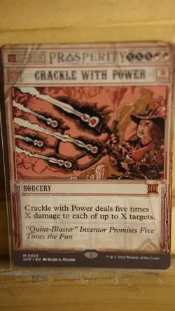 Crackle with Power - NM - OTJ : Breaking News - MTG - Image 1