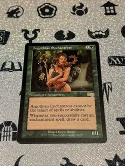 MTG - Argothian Enchantress Urza's Saga Regular Light Play/Moderate Play - Image 1