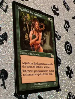 MTG - Argothian Enchantress Urza's Saga Regular Light Play/Moderate Play - Image 2