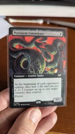 1x Persistent Constrictor Extended Art NM - Magic MTG DSC x1 - Image 1