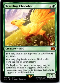 Traveling Chocobo 210 FINAL FANTASY NM MTG - Image 1