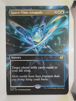 Space-Time Anomaly (Borderless) - R315 - MTG - Edge of Eternities (EOE) - Image 1