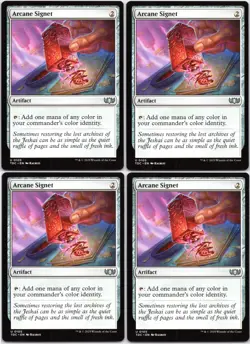 4 x Arcane Signet - CMDR Tarkir Dragonstorm - PLAYSET - MTG - 4x x4 - 1 LP 3 NM - Image 1