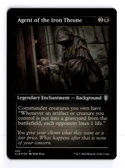 Agent of the Iron Throne 492 Foil CL: Battle for Baldur's Gate U MTG LP - Image 1