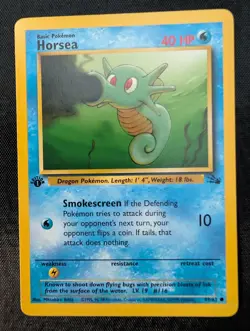 Horsea - 1st Edition - 49/62 Fossil - LP - Pokemon TCG - Image 3