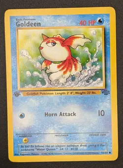 Goldeen - 1st Edition - 53/64 Jungle - LP - Pokemon TCG - Image 3