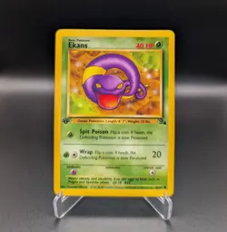 Ekans - 1st Edition - 46/62 Fossil - LP - Pokemon TCG - Image 1