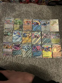 x18 English Double Rare ex Pokemon Cards mint Bundle Metagross/lucario/crobat - Image 1