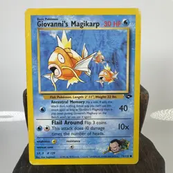 Giovanni's Magikarp 73/132 Gym Challenge Pokemon TCG Reg Common NM - Image 1