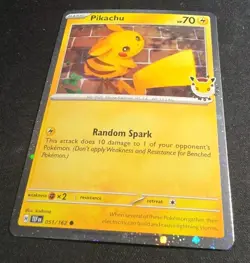 Pokemon Tcg Pikachu 051/162 Pokemon Day 2026 Promo Stamped - Image 2