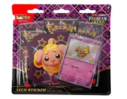 Pokemon Paldean Fates Tech Sticker Collection Fidough Sealed - Image 1