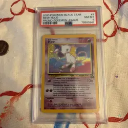Pokemon Mew TCG Black Star Promo 2000 PSA 8 - Image 1