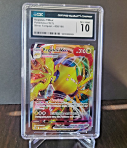 Regieleki VMAX 058/195 Swsh12: Sword & Shield Silver Tempest Holo Pokemon CGC 10 - Image 1