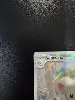 Pokemon TCG Cinccino blk 153/086 Sv: Black Bolt Holo NM - Image 3
