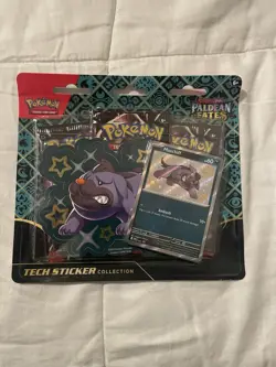 Pokemon TCG Paldean Fates Tech Sticker Collection - Maschiff |BRAND NEW SEALED - Image 1