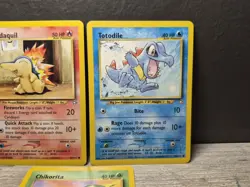 Pokemon Cyndaquil 57/111 Totodile Chikorita - NM - Neo Genesis 2000 Starters - Image 3