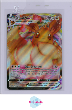 EVOLI VMAX POKEMON SWSH087 SHINING FATES SCHWERT & SCHILD BLACK STAR PROMO GER - Image 1