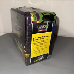 2019 Pokemon Detective Pikachu Treasure Chest Tin lunch box Sealed - Image 4