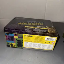 2019 Pokemon Detective Pikachu Treasure Chest Tin lunch box Sealed - Image 5