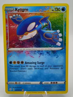 Pokemon TCG Kyogre 021/072 Holo Shining Fates Amazing Rare 2021 - Image 1