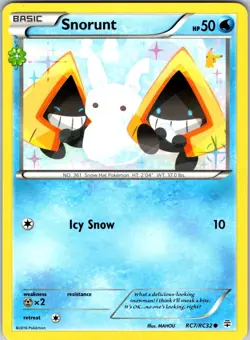 Snorunt RC7/RC32 Generations: Radiant Collection Pokemon TCG LP/MP Normal - Image 1