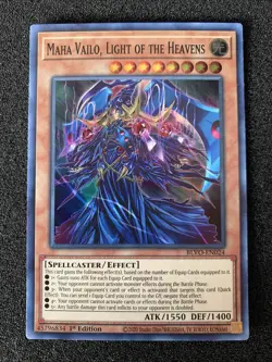 Yu-Gi-Oh! Maha Vailo, Light of the Heavens (BLVO-EN024) 1st Edition NM - Image 1