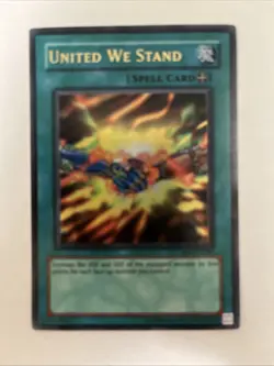 United We Stand DB1-EN244 - Ultra Rare Unl. - Exc Cond Original (non reprint) - Image 1