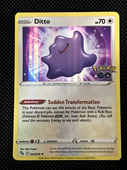 Ditto 053/078 Pokemon GO Holo Rare PKMN TCG - Image 1