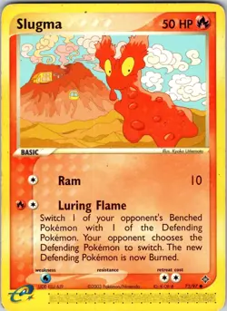 Slugma 72/97 Dragon Pokemon LP Normal - Image 1