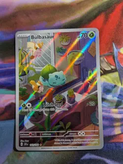 2024 POKEMON STELLAR CROWN #143/142 BULBASAUR ILLUSTRATION RARE - Image 1