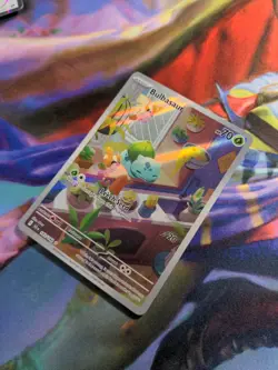 2024 POKEMON STELLAR CROWN #143/142 BULBASAUR ILLUSTRATION RARE - Image 3