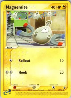 Magnemite - 61/97 Dragon Pokemon LP Normal - Image 1