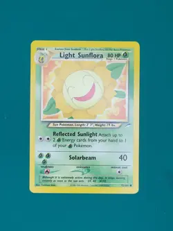 Light Sunflora 72/105 Non Holo from Pokemon Neo Destiny LP - Image 1