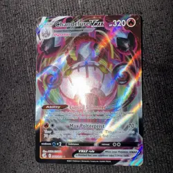 Pokemon Chandelure VMAX 040/264 Fusion Strike Full Art Ultra Rare Holo NM - Image 1