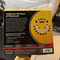 Pokemon Day 30th Anniversary 2026 Pikachu Box - Brand New - Image 2