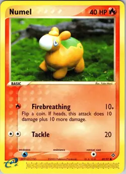 Numel - 69/97 Dragon Pokemon LP Normal - Image 1