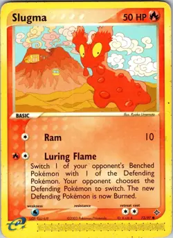Slugma 72/97 Dragon Pokemon LP Normal - Image 1