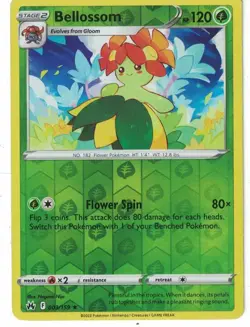 Bellossom 003/159 - Reverse Holo Rare - Crown Zenith - Pokemon - NM/M - Image 1