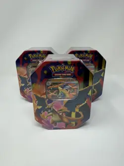 Mega Charizard Ex Tin - Mega Charizard Y EX - Pokemon TCG Sealed - Image 1