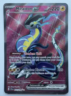 Miraidon ex 227/198 Sv01: Scarlet & Violet Holo M/NM Pokemon TCG Ultra Rare - Image 1