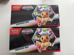 POKEMON TCG S&V PRISMATIC EVOLUTIONS SURPRISE BOX x 2 | BRAND NEW & SEALED - Image 1
