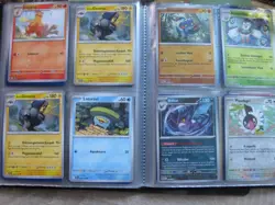 Pokemon Karten Sammlung mit Album gefullt mit 56 Holos + 50 Common+ Pikachu - Image 4