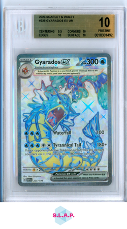 GYARADOS EX Pop 4 UR 2023 POKEMON SCARLET AND VIOLET 225 BGS 10.0 - Image 1